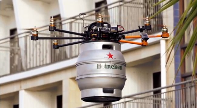 Delivery drones have been around for some time